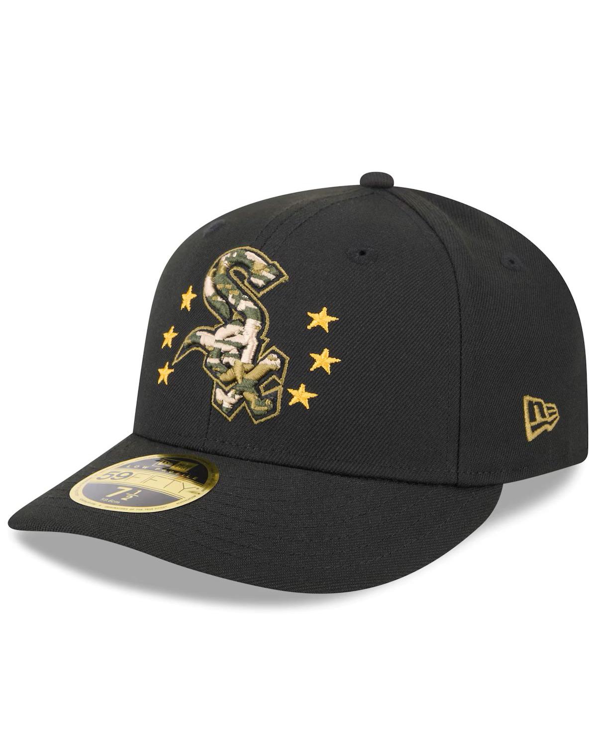 Shop New Era Men's Black Chicago White Sox 2024 Armed Forces Day Low Profile 59fifty Fitted Hat