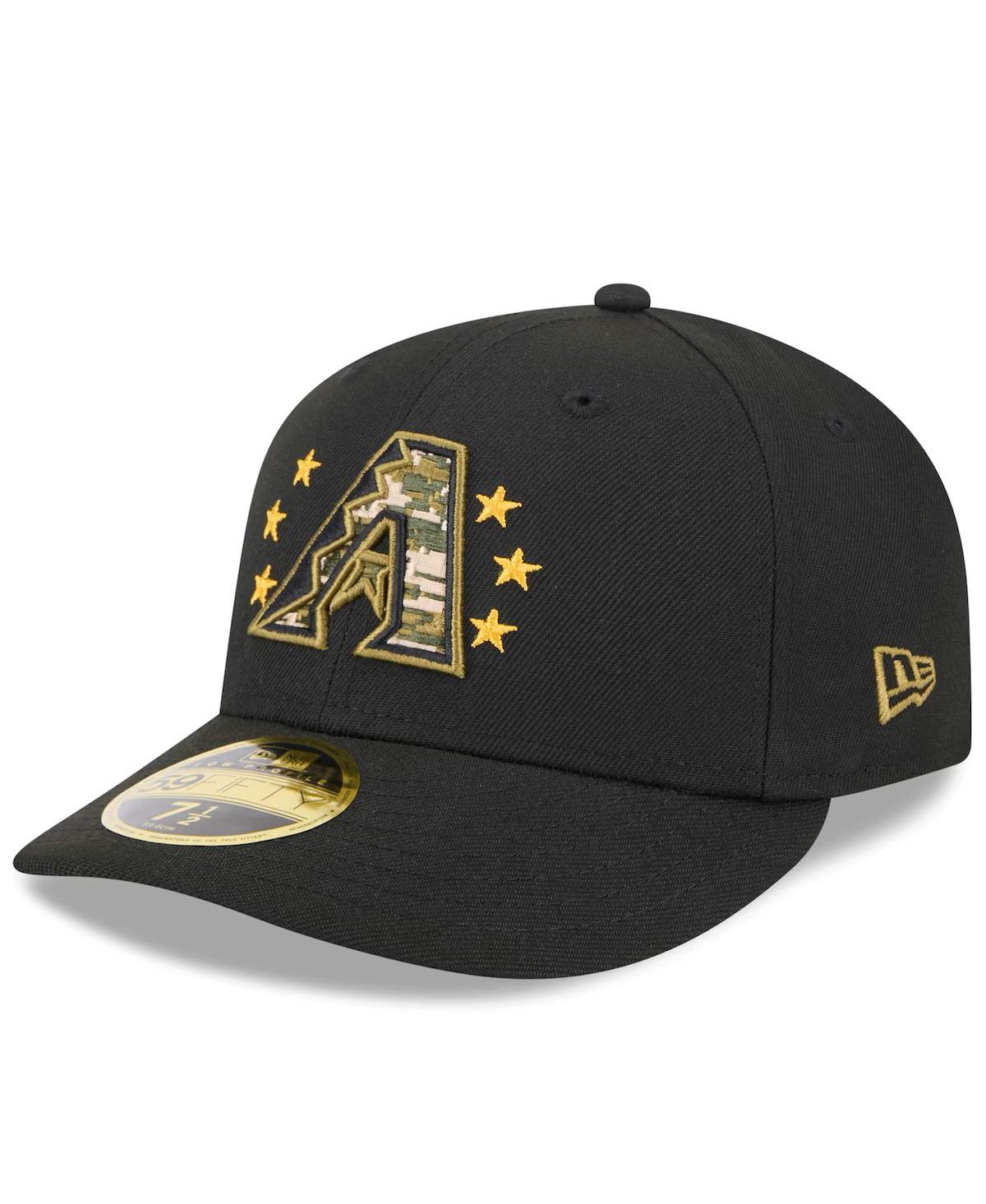 New Era Men'sArizona Diamondbacks 2024 Armed Forces Day Low Profile 59FIFTY Fitted Hat - Black