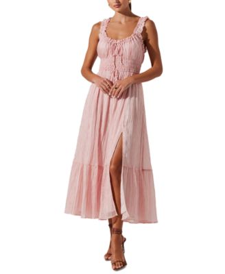 ASTR the Label - Women's Alamea Crinkle-Pleat Dress