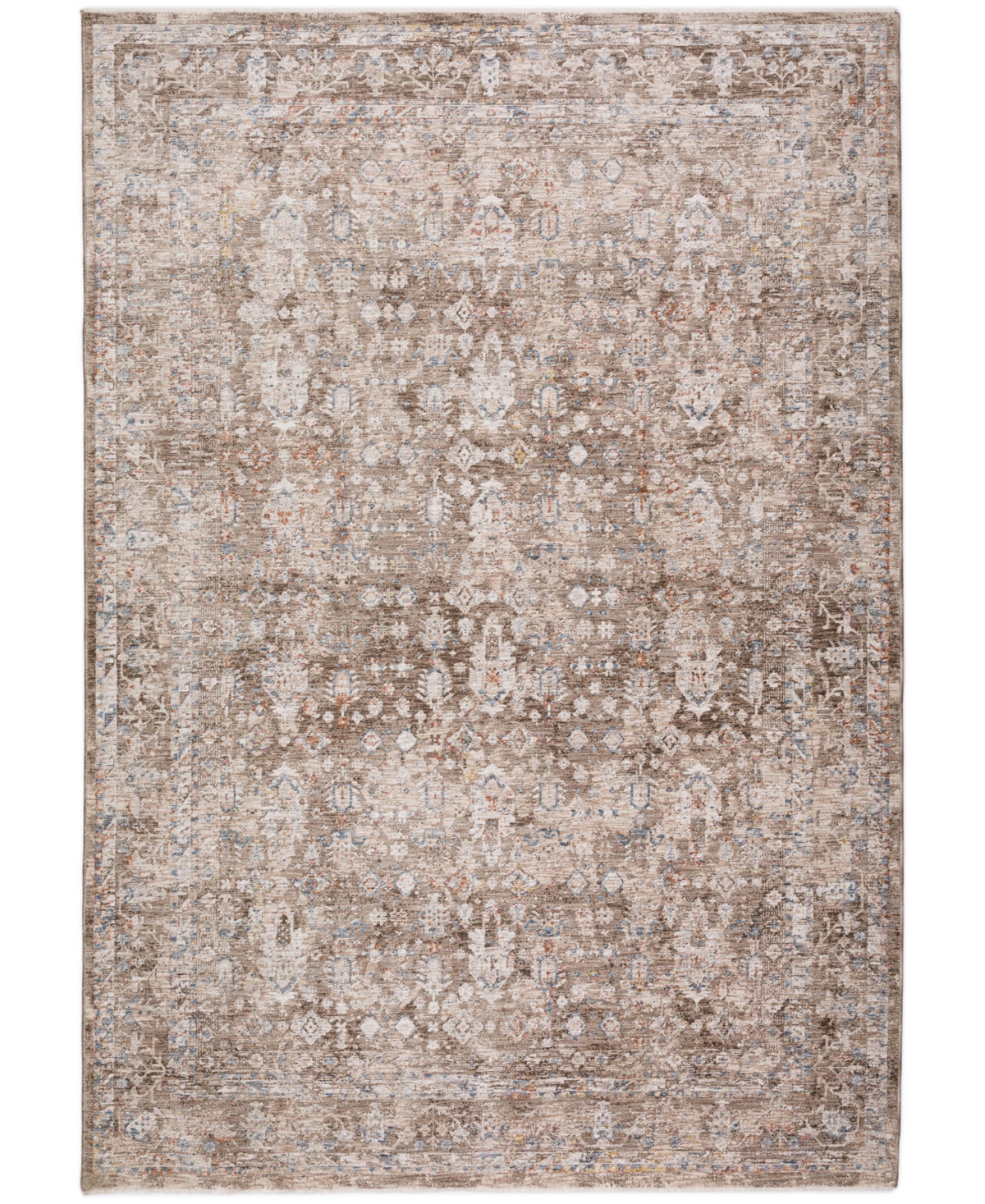 Dalyn Vienna Vi6 2'3x7'10 Runner Area Rug In Chocolate