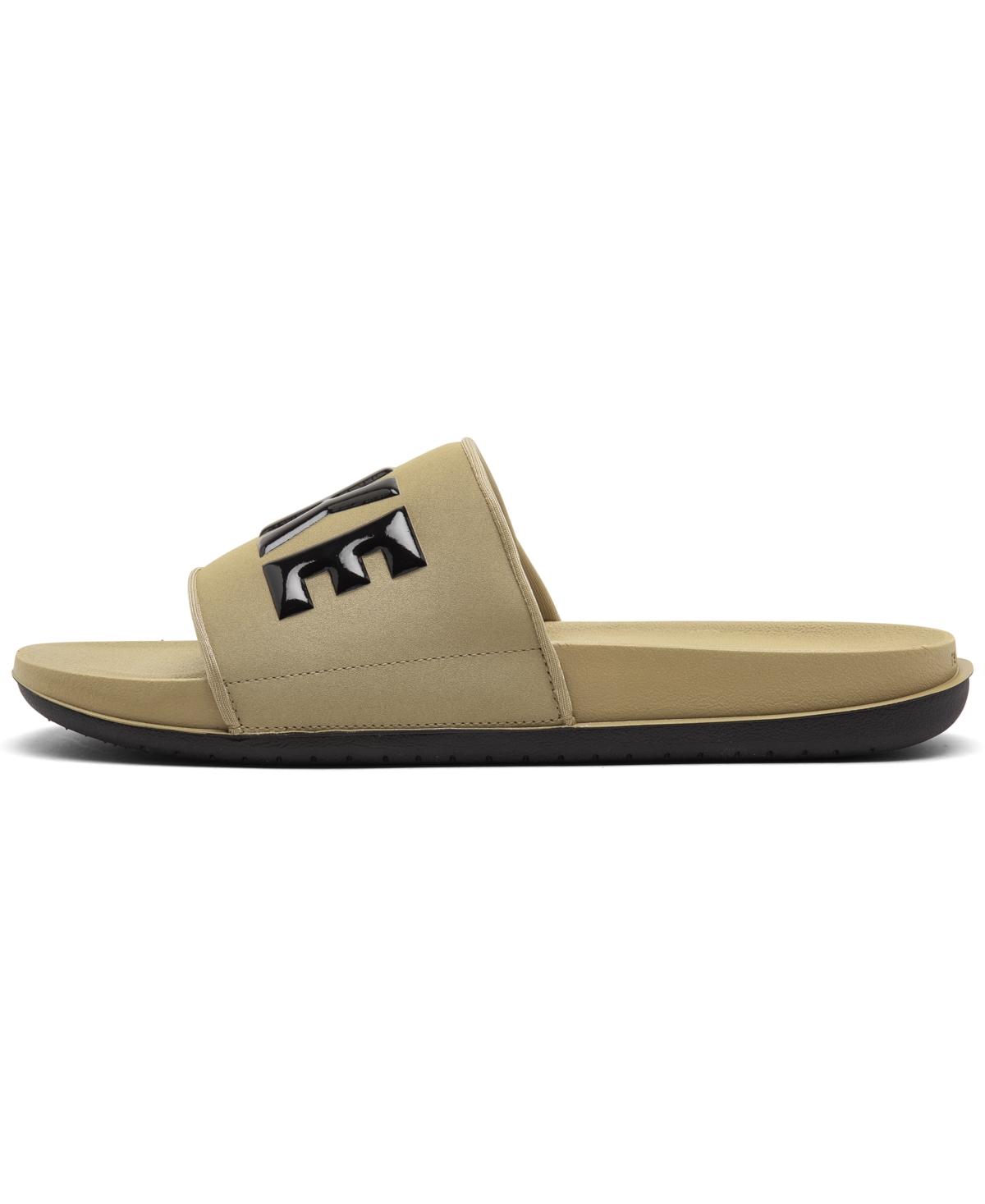 Shop Nike Men's Offcourt Slide Sandals From Finish Line In Khaki,black