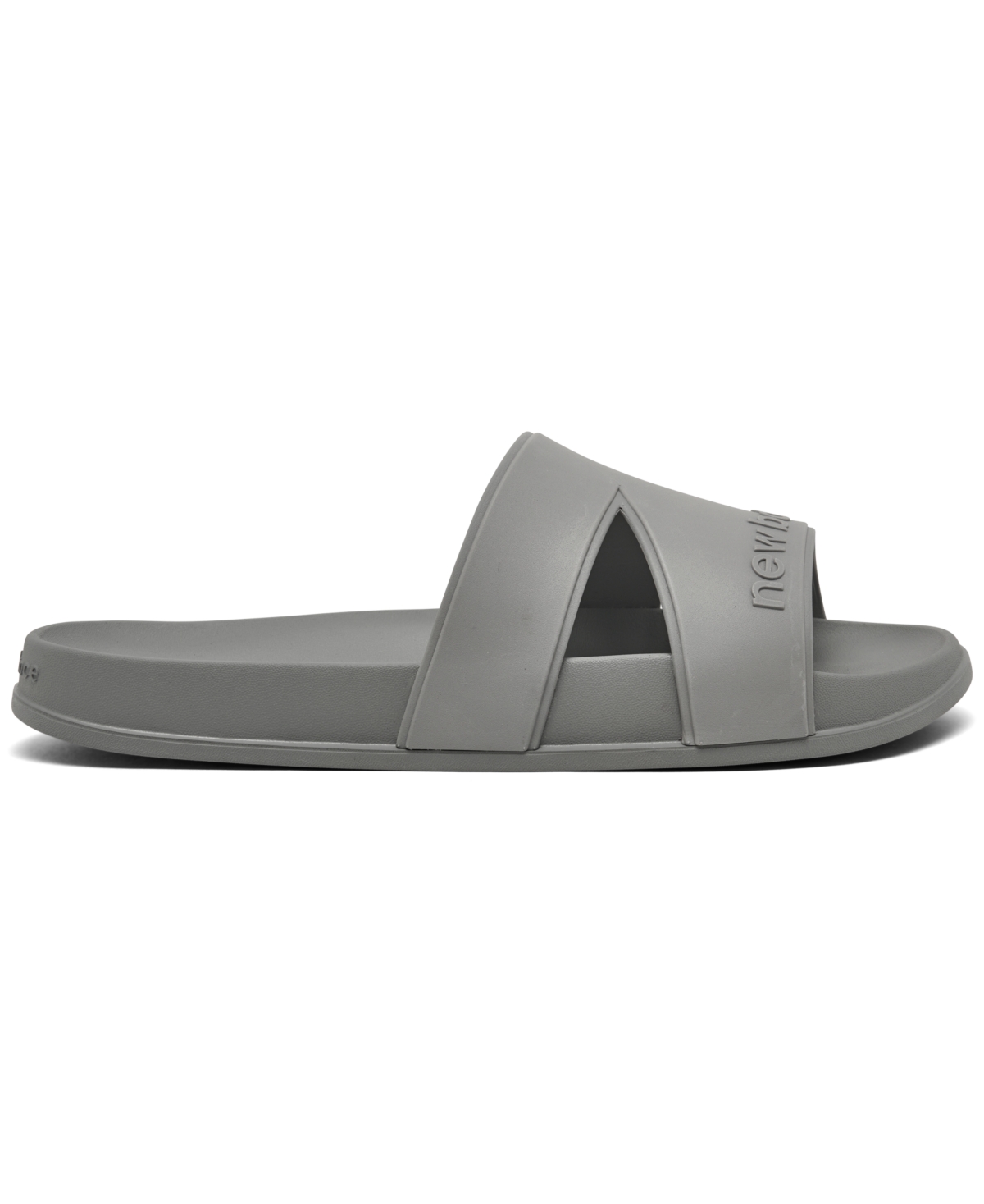 Shop New Balance Men's 200 Slide Sandals From Finish Line In Slate Grey