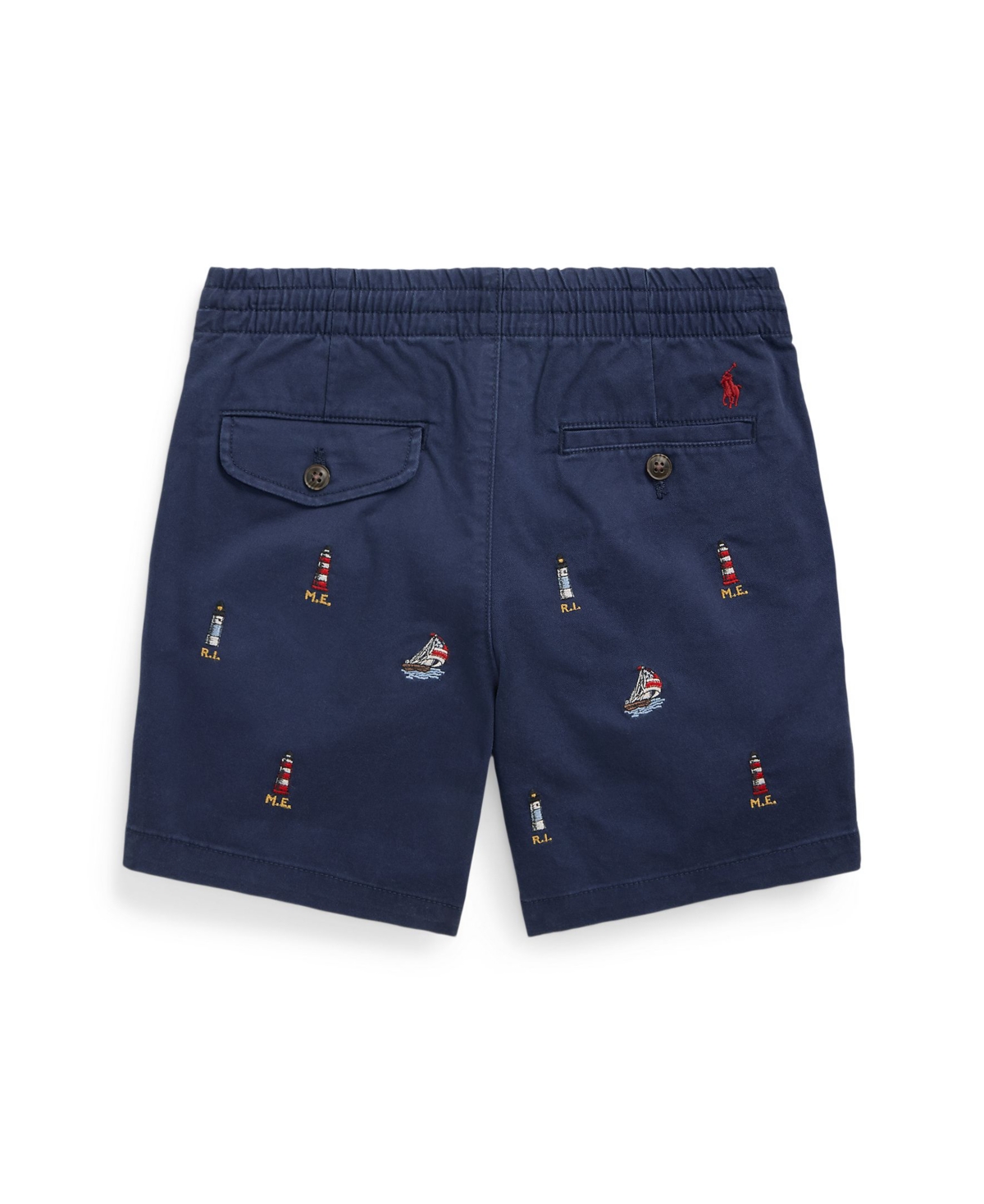 Polo Ralph Lauren Big Boys Polo Prepster Embroidered Chino Shorts