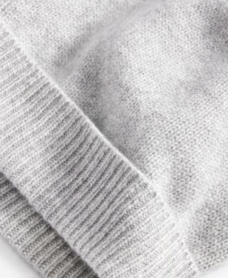 100% Cashmere Cuffed Beanie, Created for Macys