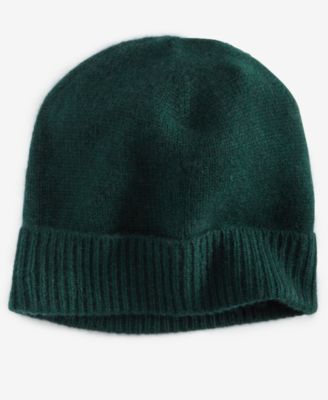 100% Cashmere Cuffed Beanie