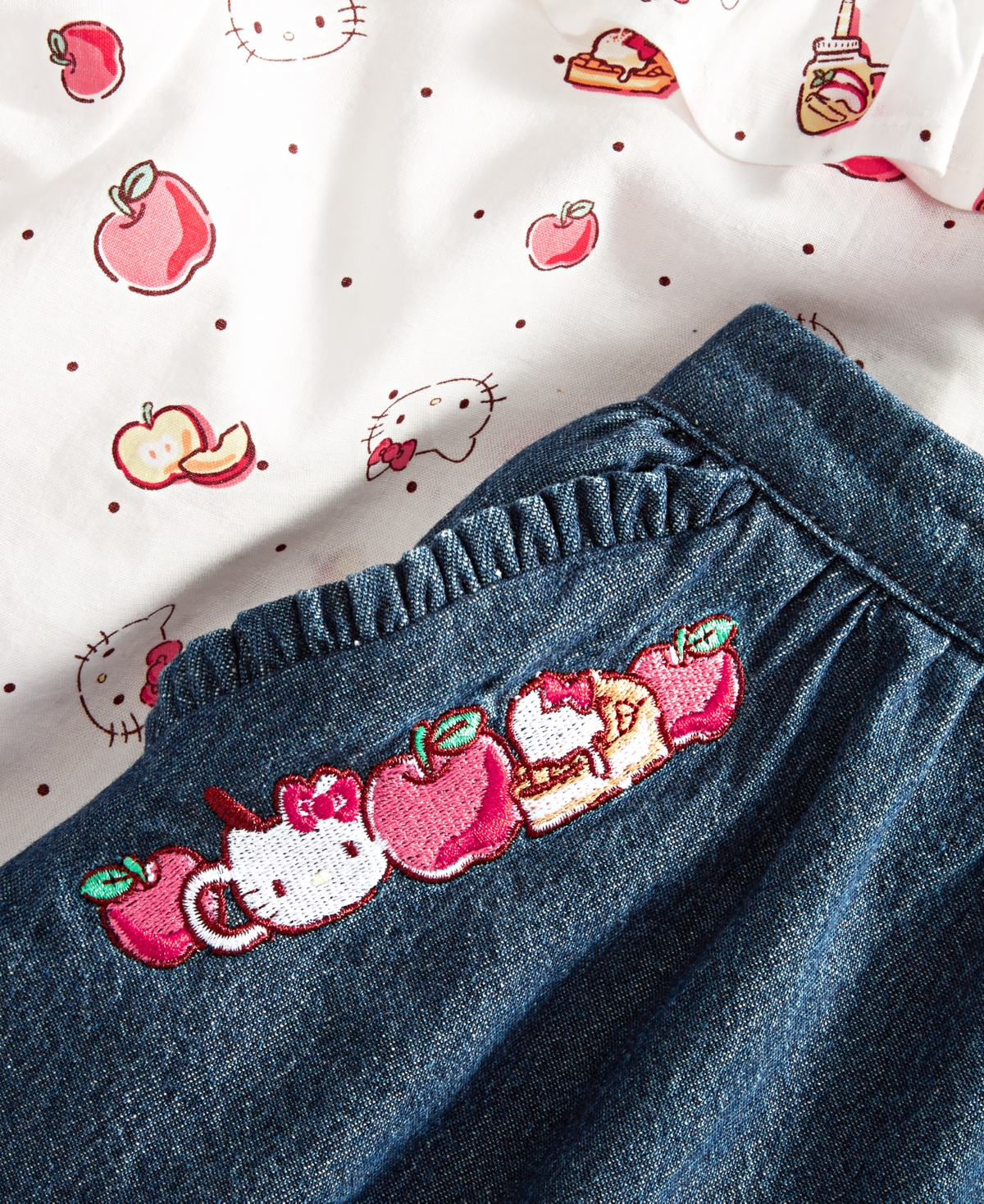 Hello Kitty Toddler & Little Girls Cotton Printed Top & Skort, 2 Piece Set