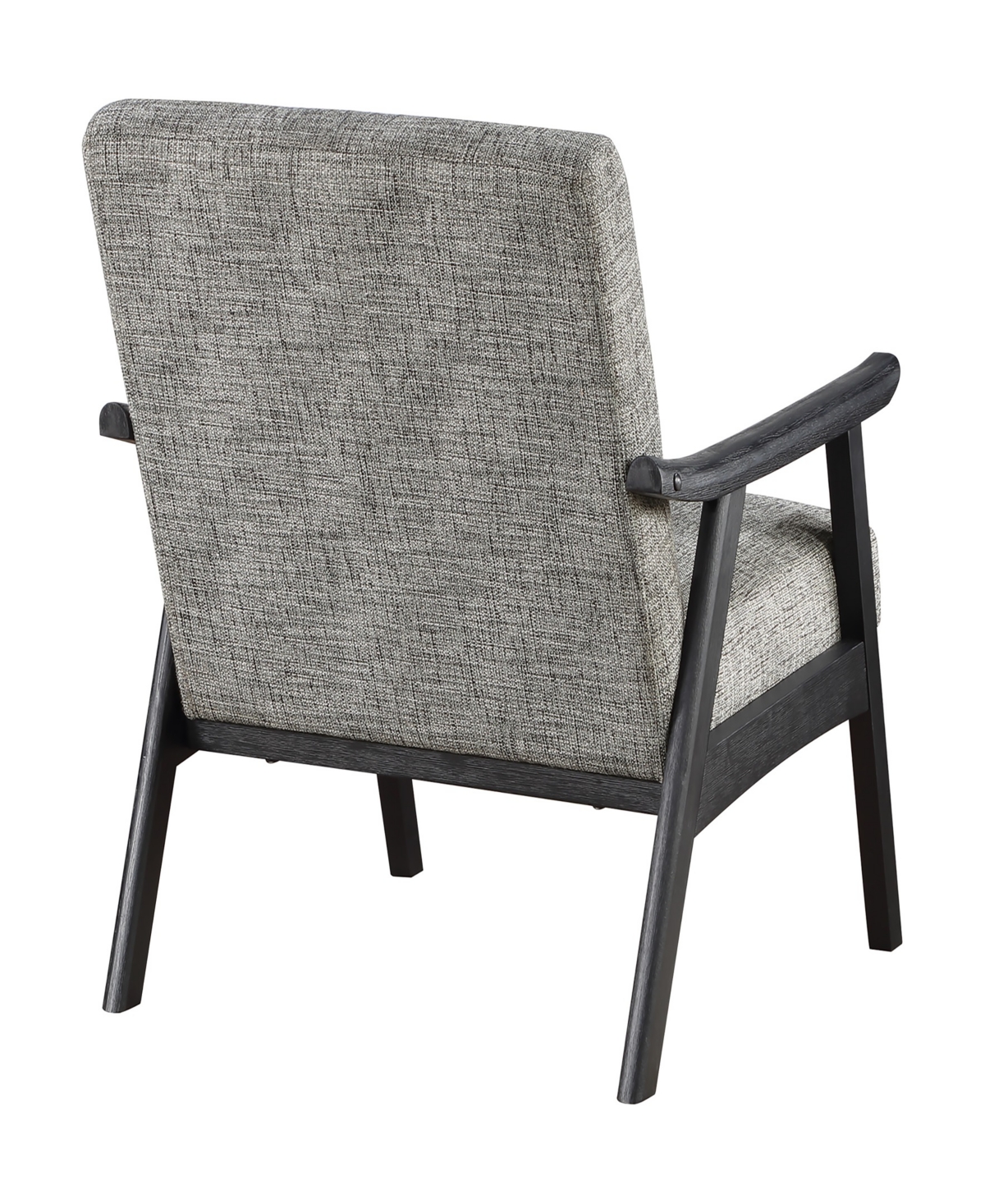 Osp Home Furnishings Office Star Weldon Armchair In Graphite Fabric With Black Finished Frame In Graphite