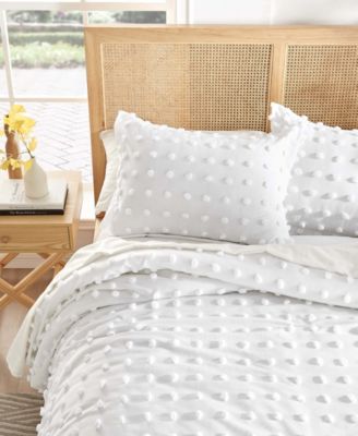 Pom Pom Textured 3-Pc. Comforter Set, King/California King