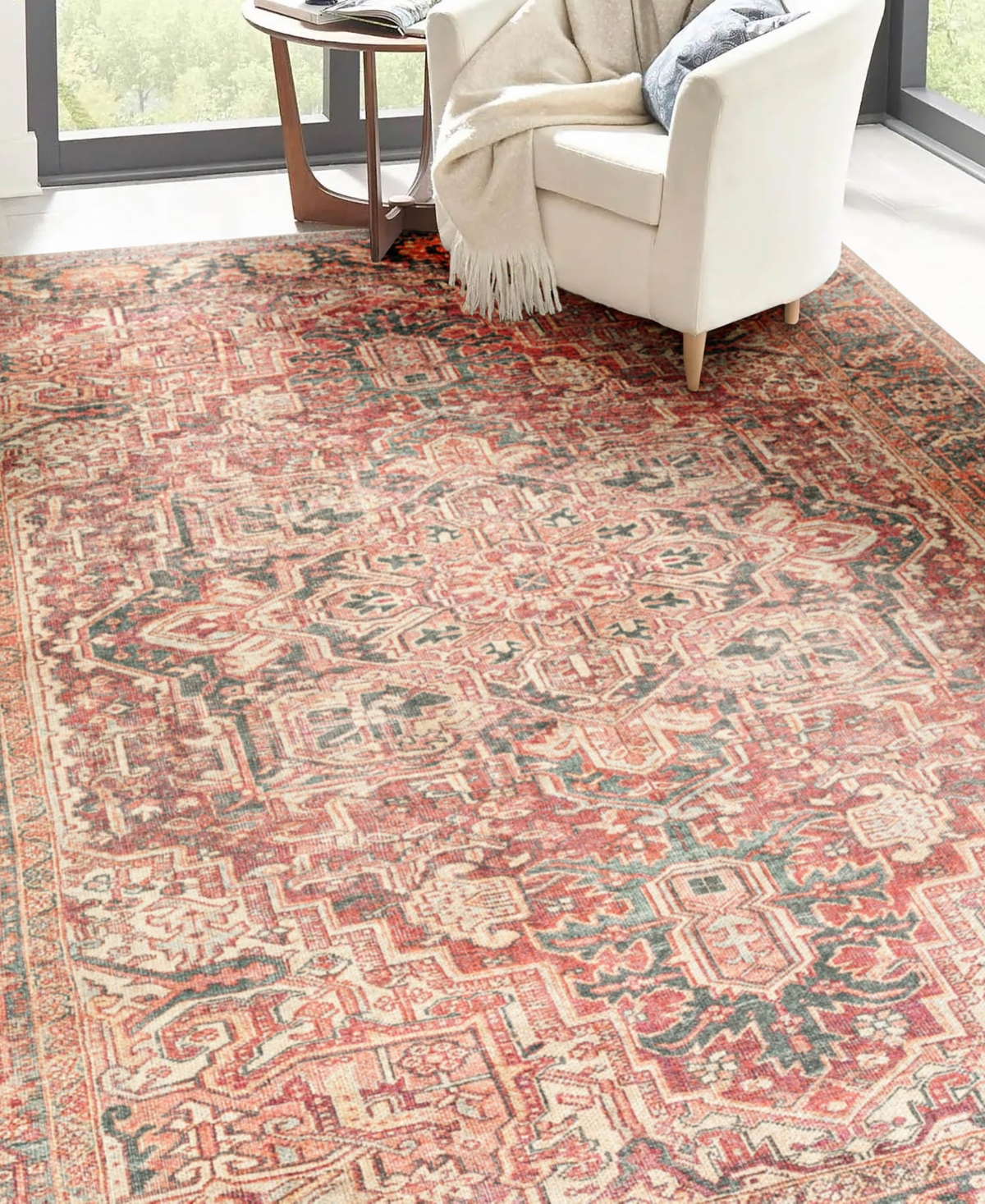 Dalyn Kars Ka5 3'x5' Area Rug In Orange