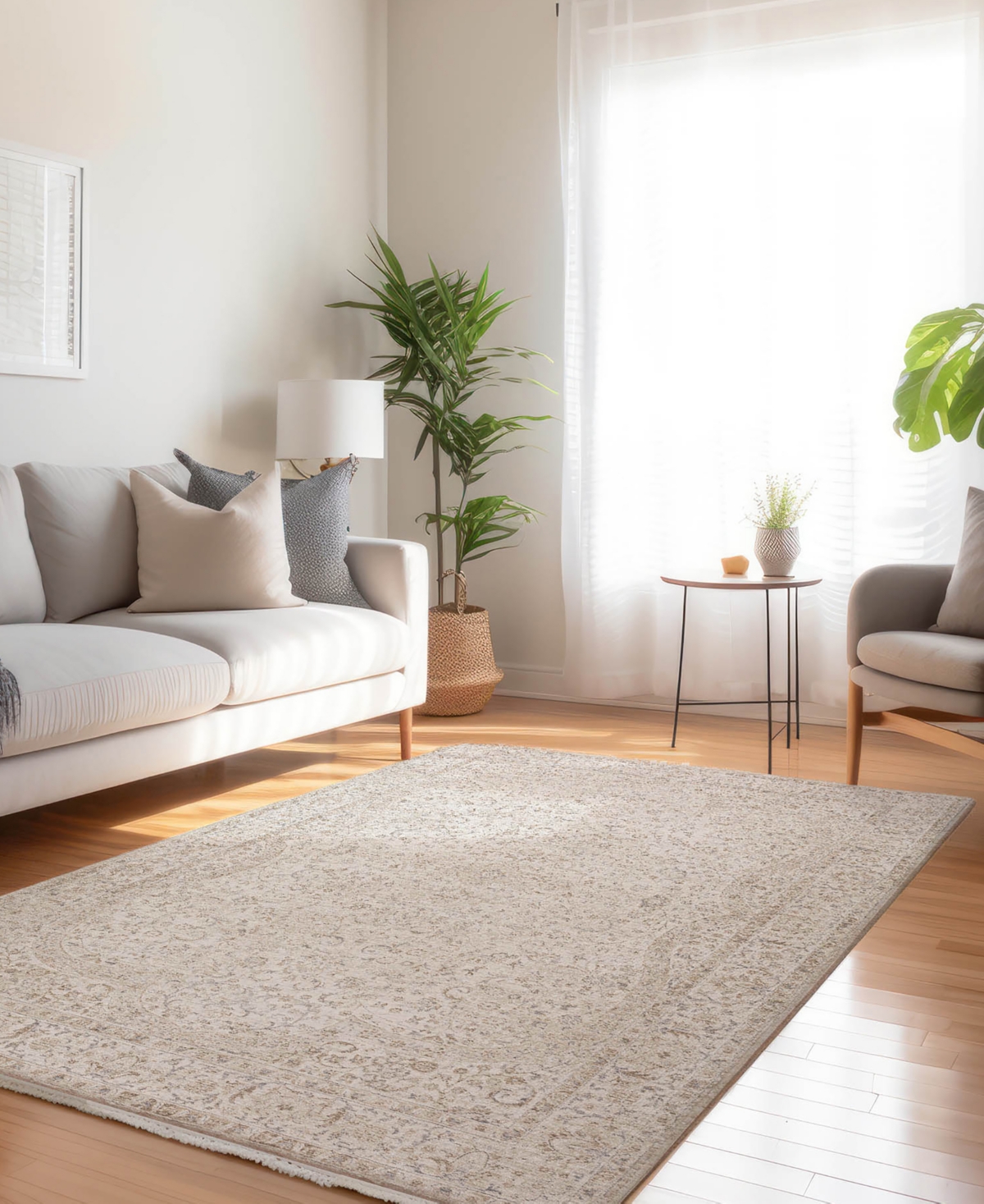 Dalyn Cyprus Cy8 1'8x2'6 Area Rug In Beige