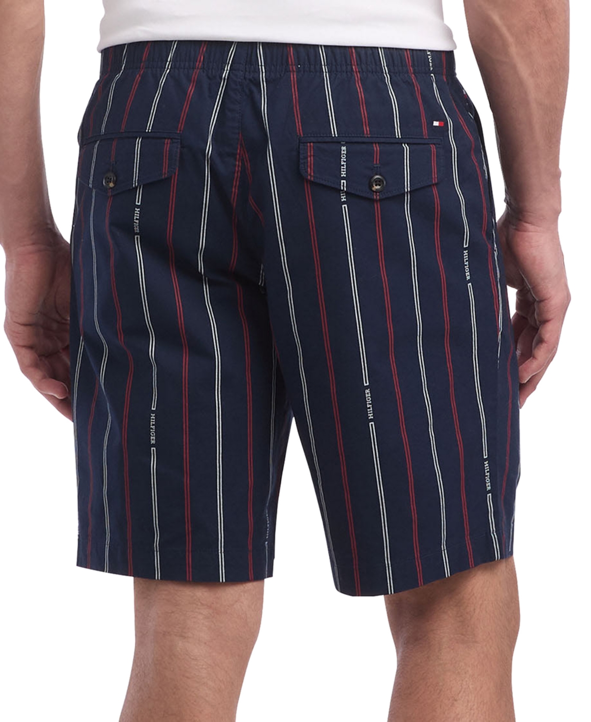 Tommy Hilfiger Men's Brooklyn Straight Fit Foulard Striped 9