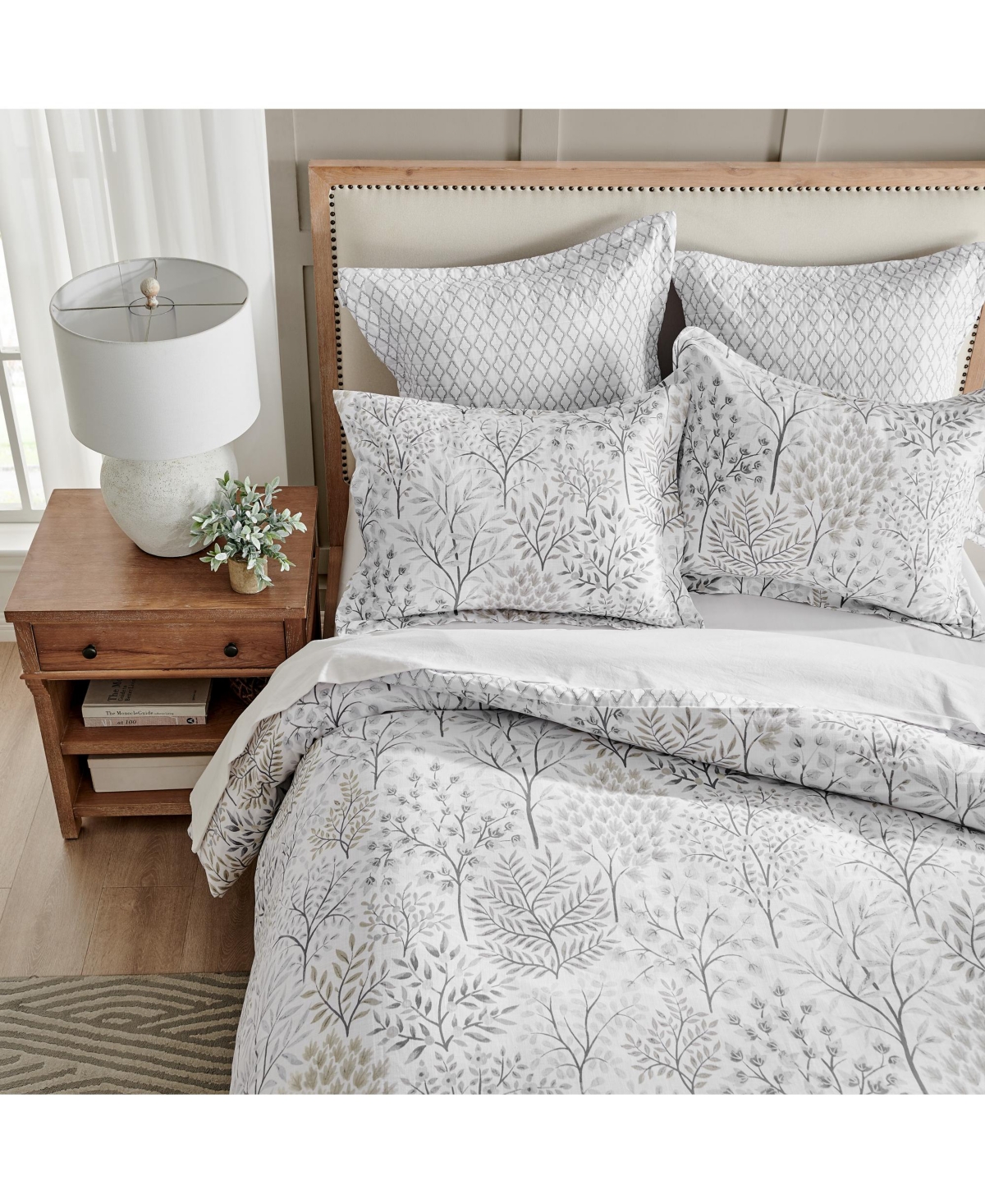 Levtex English Forest Reversible 3-pc. Duvet Cover Set, Full/queen In Cream