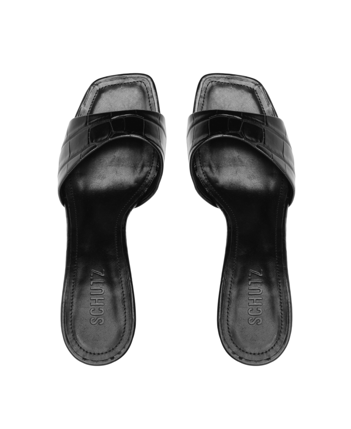 Shop Schutz Women's Posseni High Stiletto Sandals In Black