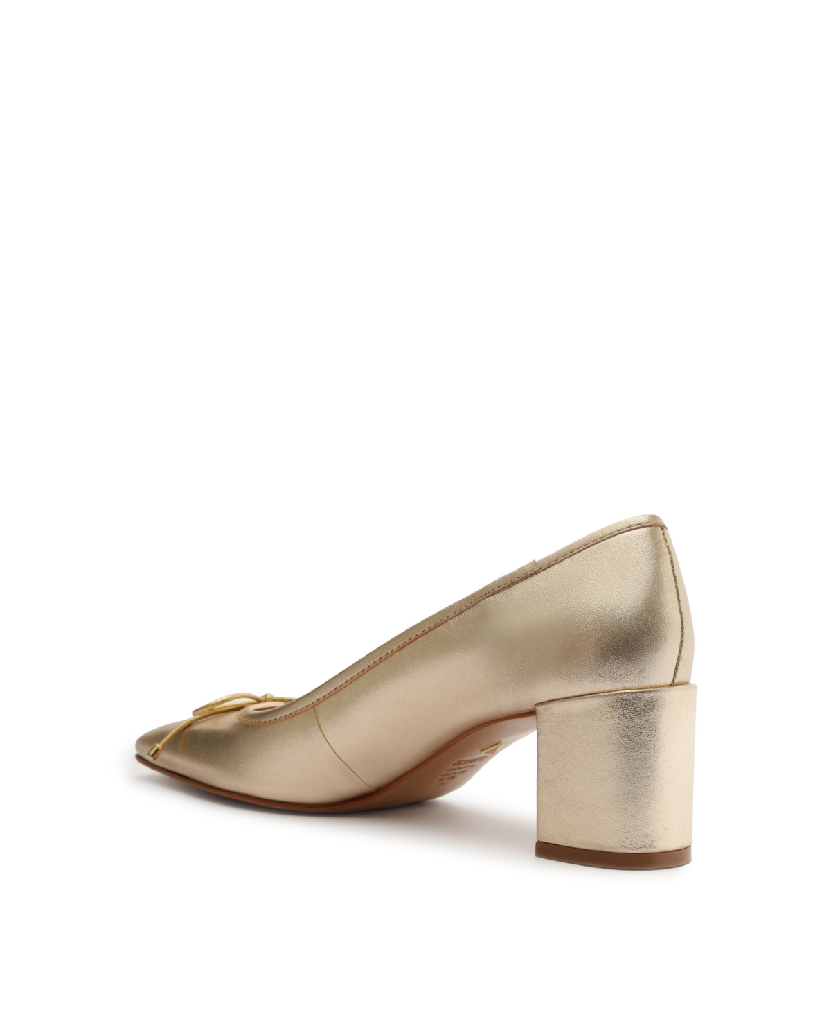 Shop Schutz Women's Arissa Square Toe Mid Block Pumps In Beige