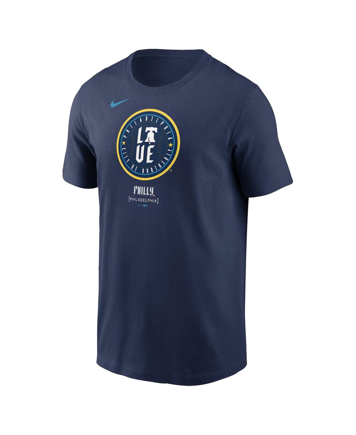 Nike Navy Philadelphia Phillies 2024 City Connect Large Logo T-shirt In Blue