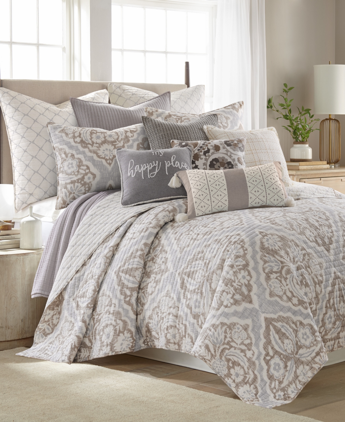 Levtex Becker Reversible 3-Pc. Quilt Set, Full/Queen