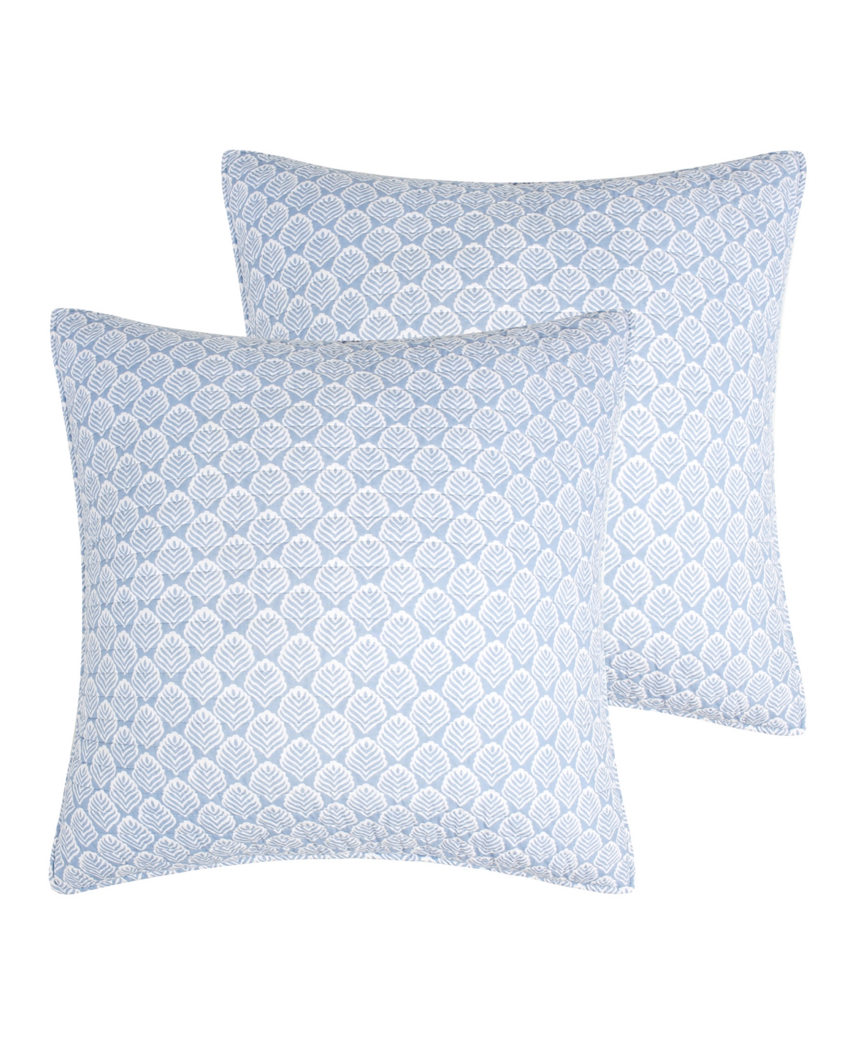 Nadita 2-Pc. Sham Set, European - Blue
