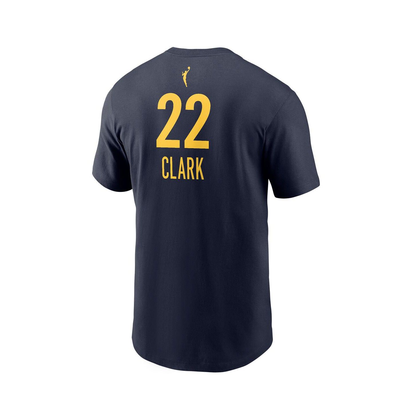 Футболка Nike Caitlin Clark Navy Indiana Fever 2024 WNBA Draft Explorer Edition Player Name & Number — фото 3
