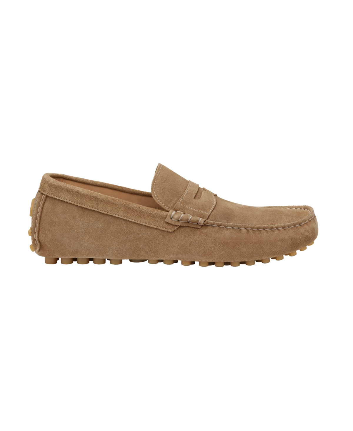 Shop Johnston & Murphy Men's Athens Penny Loafers In Taupe