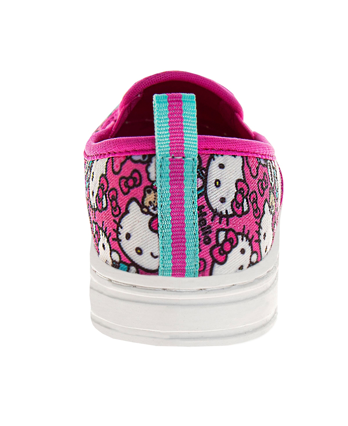 Hello Kitty Little And Big Girls Canvas Sneakers In Fuchsia