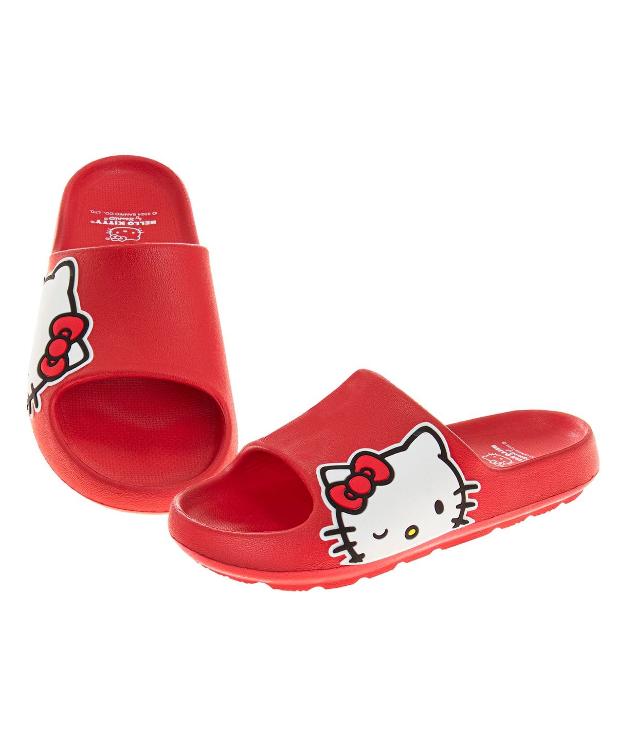 Hello Kitty Big Girls Dual-sizes Slides In Red