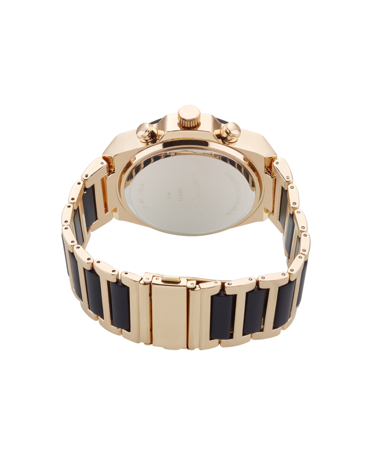 Shop Ed Hardy Men's Brushed Gold-tone Metal Bracelet Watch 52mm In Matte Green,brushed Gold-tone