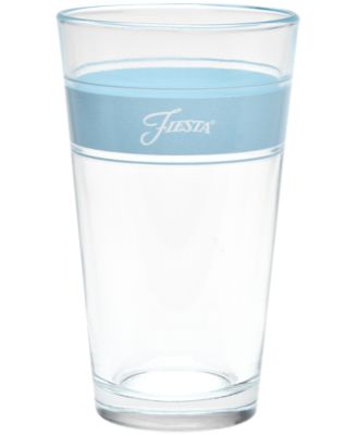 Coastal Blues Tapered Cooler Glasses, Set of 4
