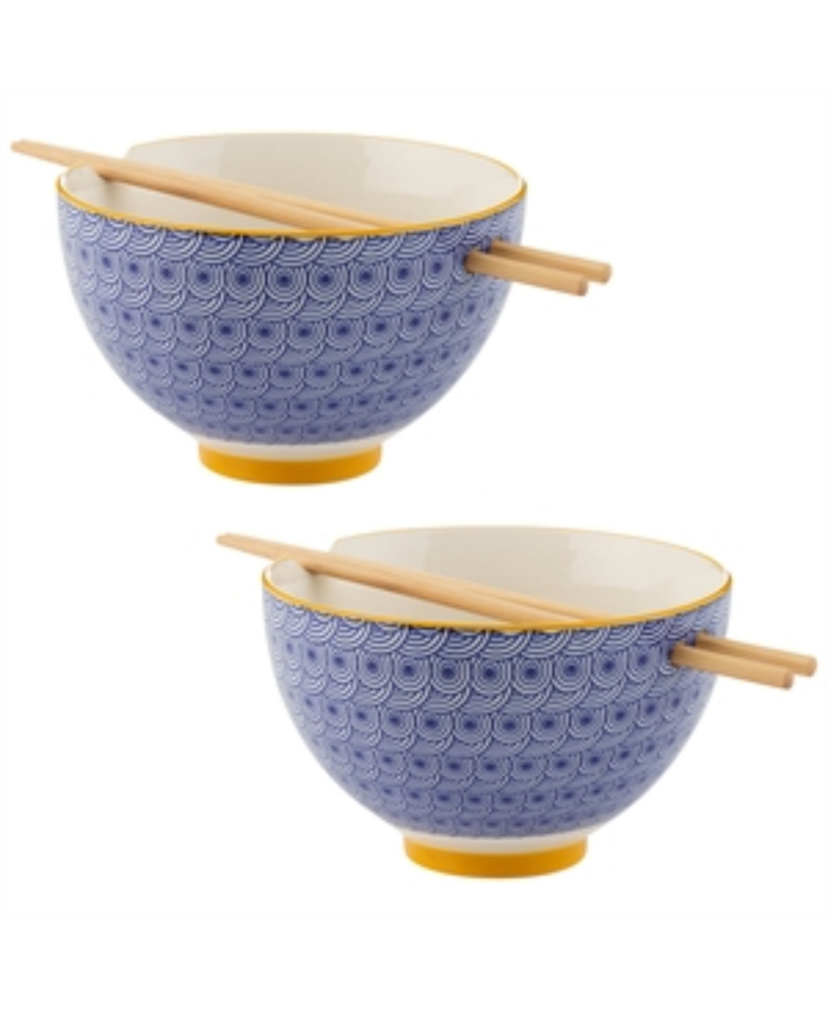 Typhoon World Foods Set Of 2 Noodle Bowls In Purple