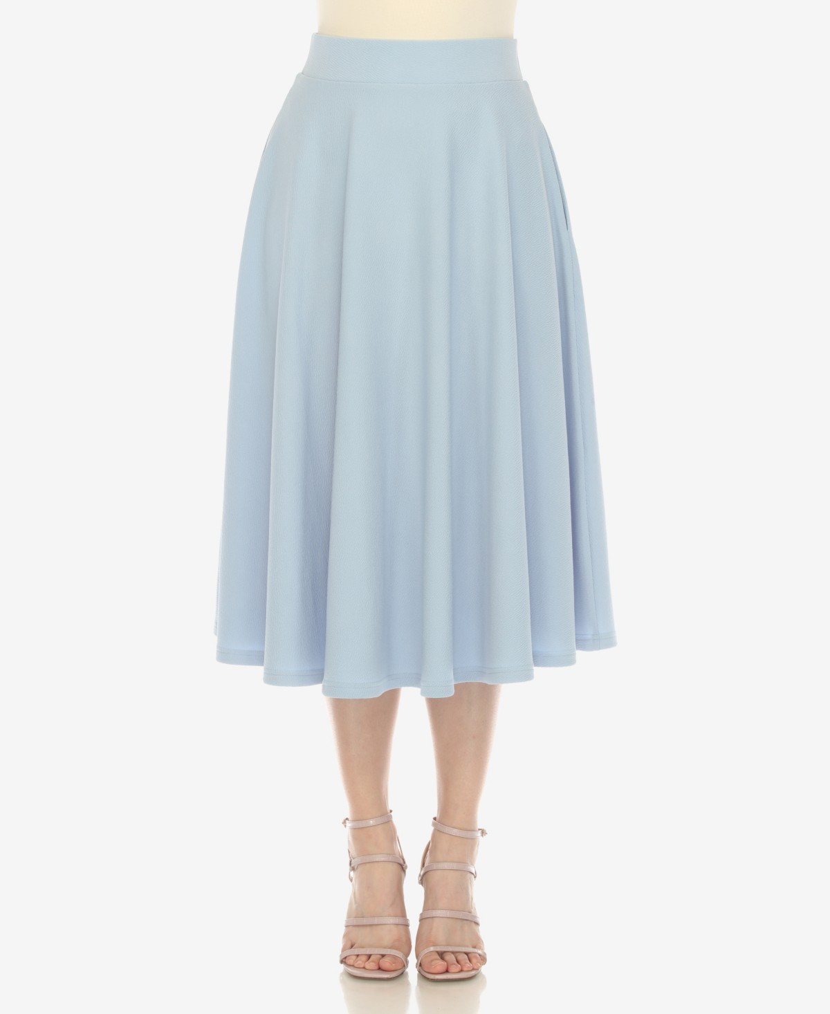 Женские юбки White Mark Women's Flared Skirt with Pockets — фото 1