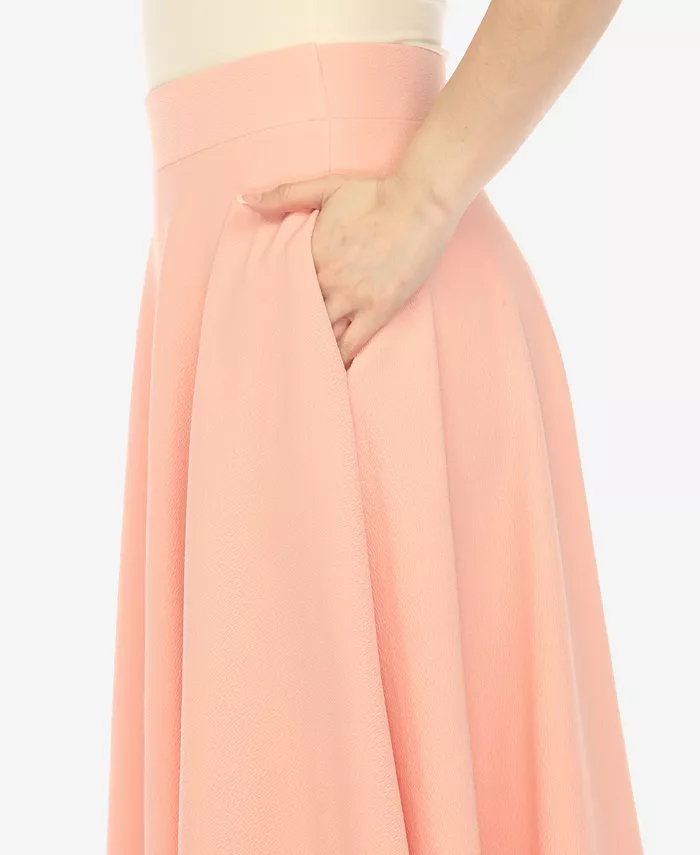Women's Flared Skirt with Pockets - thumbnail 4