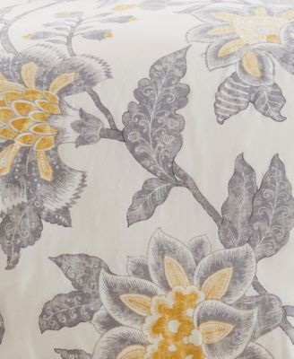 Reverie Reversible 3-Pc. Duvet Cover Set, Full/Queen