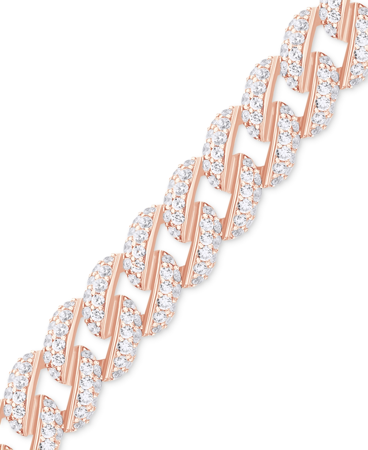 Badgley Mischka Lab Grown Diamond Link Bracelet (6-1/4 ct. t.w.) in 14k White, Yellow or- Rose Gold
