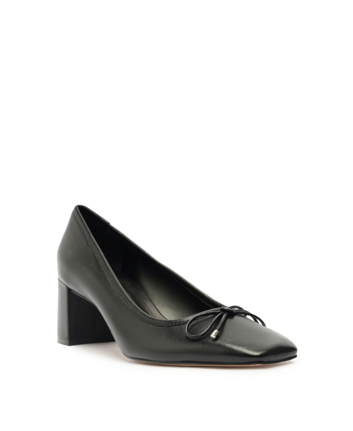 Shop Schutz Women's Arissa Square Toe Mid Block Pumps In Beige