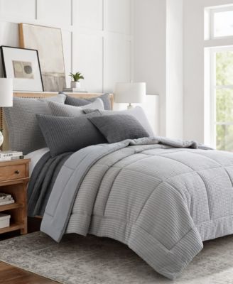 Mills Waffle Textured 2-Pc. Comforter Set, Twin/Twin XL