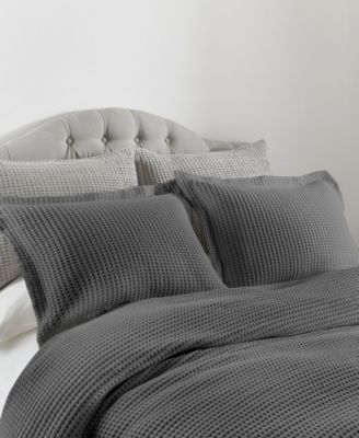 Mills Waffle Textured 2-Pc. Duvet Cover Set, Twin/Twin XL