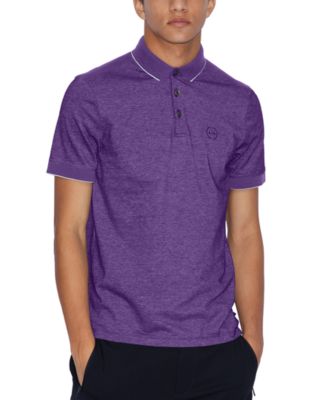 Polo Shirt ARMANI EXCHANGE Men color Fuchsia