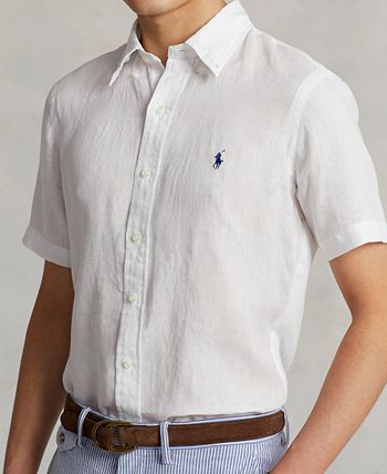 Ralph Lauren RALPH LAUREN Short Sleeve Linen Button Down Shirt Men's XL /eaa443702