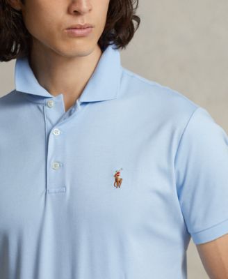 Men’s Slim-Fit Soft Cotton Polo Shirt