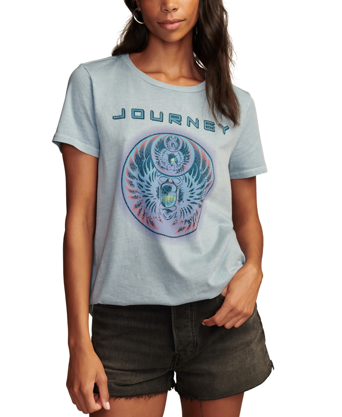 Women's Journey Beetle Shine Classic Cotton T-Shirt - Mountain Spring