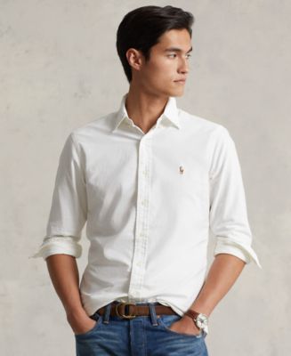 Tシャツ・カットソー Ralph Lauren CLASSIC OXFORD LONG SLEEVE SPORT SHIRT Polo Ralph Lauren Long Sleeve Garment Dyed Oxford Sport