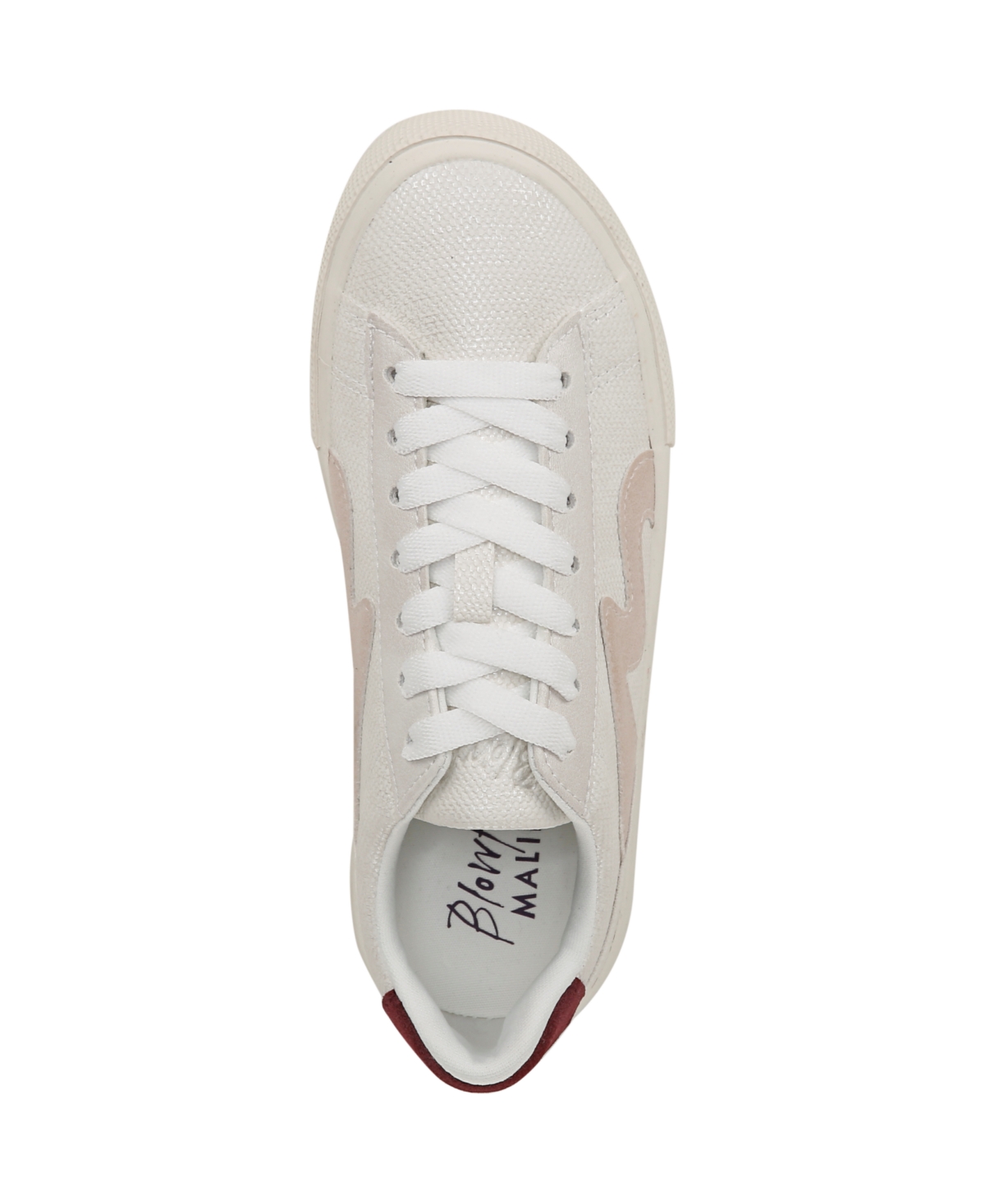 Blowfish Malibu Women's Vice Lace Up Sneakers -Plum Faux Leather