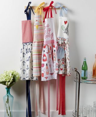 Design Imports Women's Spring Summer Apron Collection Adjustable, Two ...