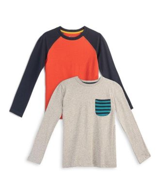 Kids 2pk Fair Trade Organic Cotton Long Sleeve T-Shirts