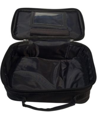 Padded Chess Travel Bag for Clock or Pieces - Black, 9.5 inches