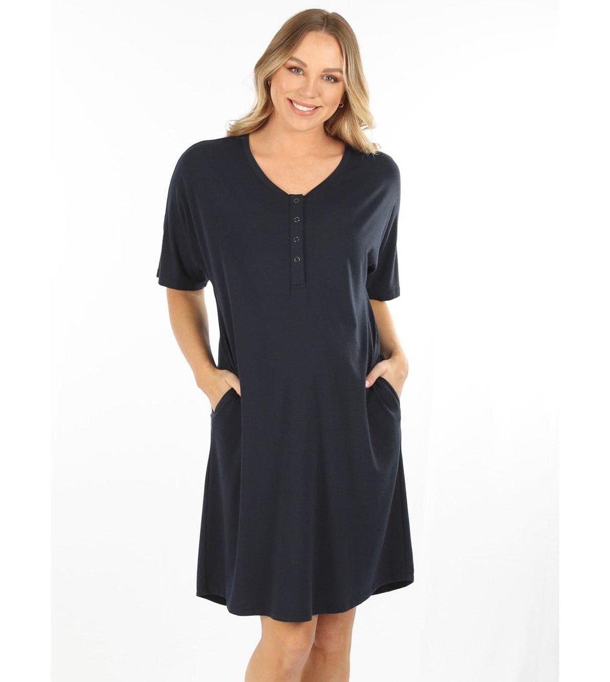 Angel Maternity Maternity Mama Nightie with Baby Wrap