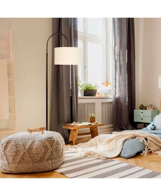 Nora Modern LED Arc Floor Lamp with Adjustable Height (68")