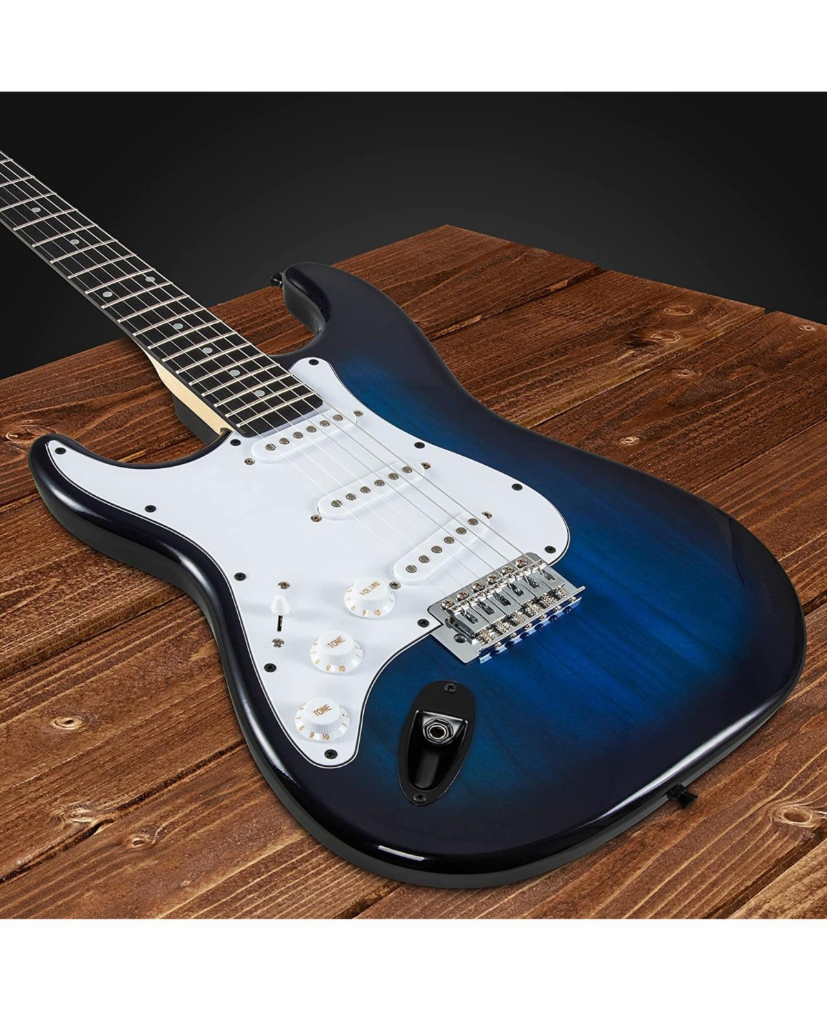 LyxPro Cs 39” Left Handed Electric Guitar Kit for Beginner W/Amp Cable