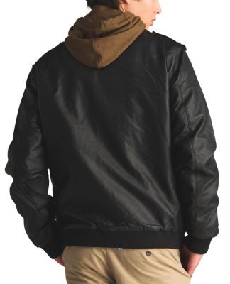 Men's Faux Leather Iconic Racer Jacket