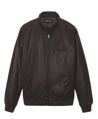 Men's Faux Leather Iconic Racer Jacket