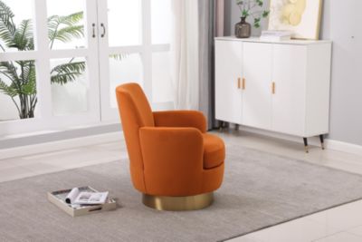 Velvet Swivel Accent Chair